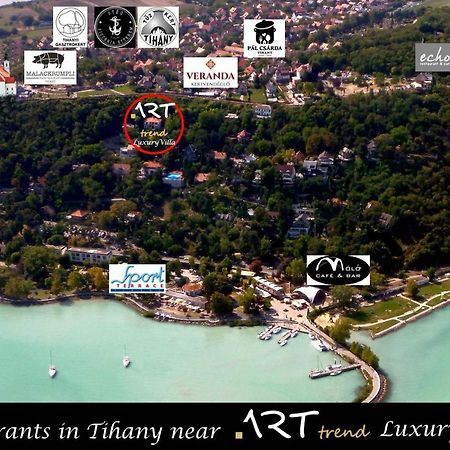Arttrend Luxury Villa Tihany Exterior foto
